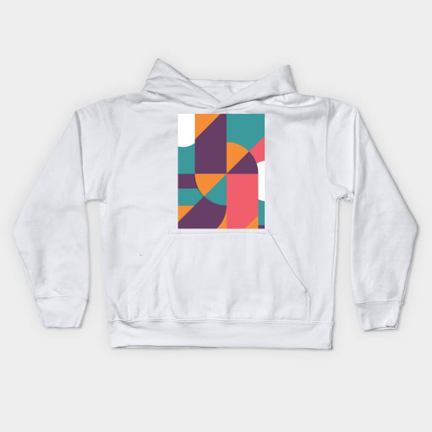 Beautiful Abstract Design Kids Hoodie by Honeynandal